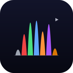 Curved Columns (Animated + Zoom) (Data Studio chart)